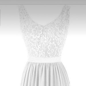 Never worn white wedding dress